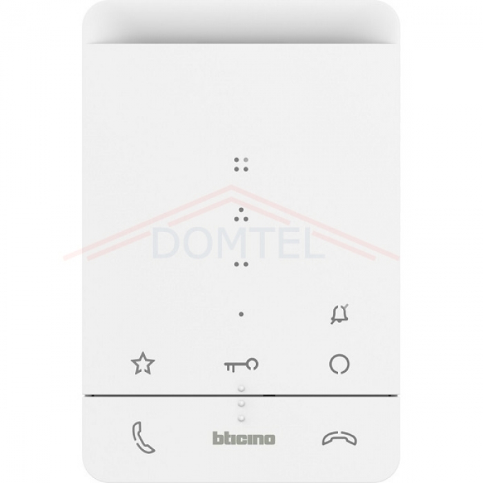 Domovní telefon 2-BUS Bticino Classe 100 Standard barva bílá, bez sluchátka