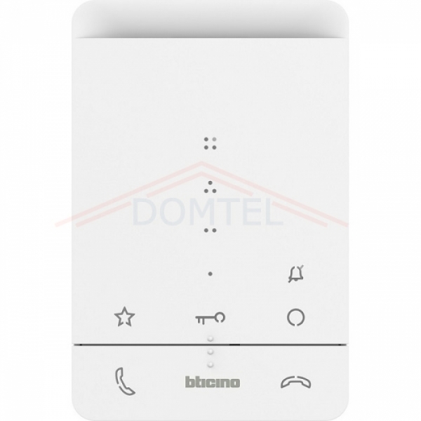 Domovní telefon 2-BUS Bticino Classe 100 Standard barva bílá, bez sluchátka