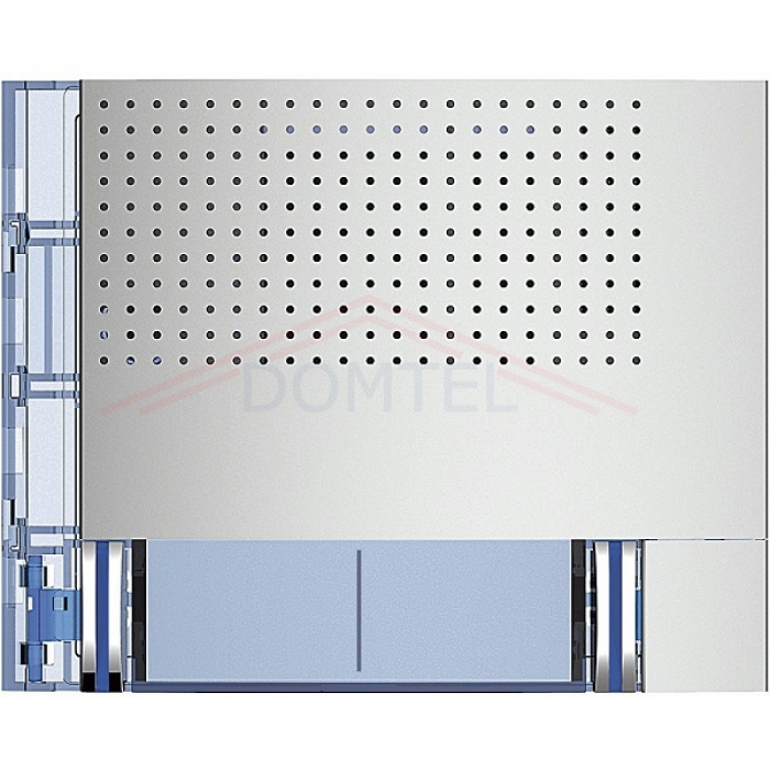 Audio jednotka základní 2-BUS Bticino videotelefony SFERA kryt modulu elektroniky 351000, 2 sloupce, 2 tlačítka, provedení-barva kov
