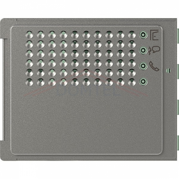 Audio jednotka základní 2-BUS Bticino videotelefony ROBUR kryt modulu elektroniky 351100, bez tlačítek, provedení-barva kov