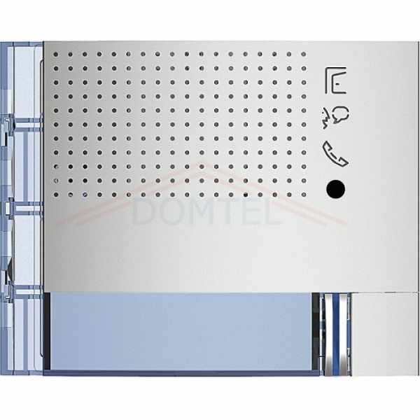Audio jednotka základní 2-BUS Bticino videotelefony SFERA kryt modulu elektroniky 351100, 1 tlačítko, provedení-barva kov