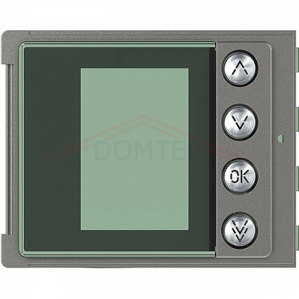 Grafický displej 2-BUS Bticino videotelefony ROBUR kryt modulu elektroniky, provedení-barva kov